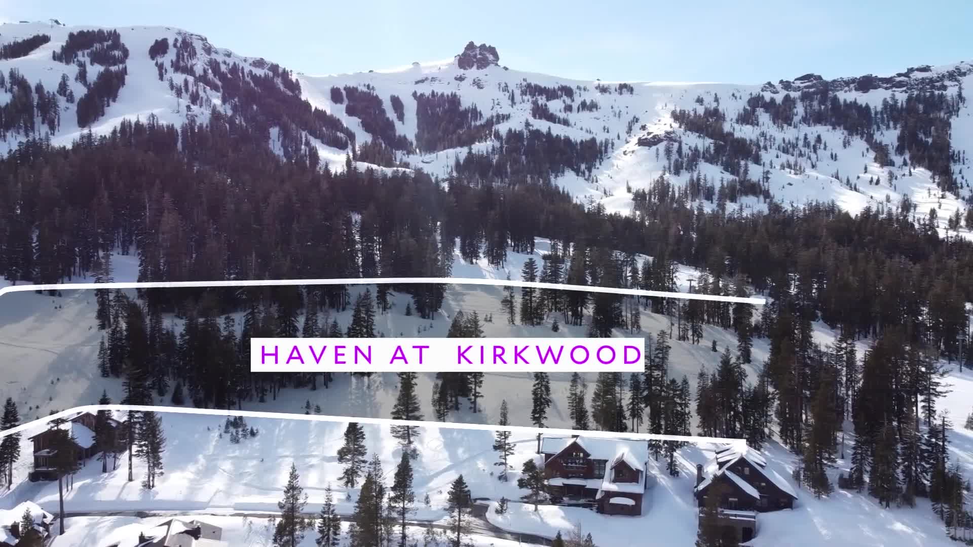 Animation of the route from the Haven site to the chairlift